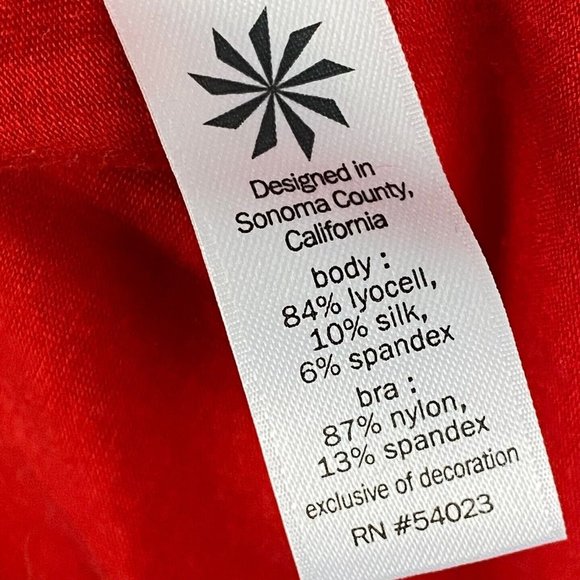 Athleta Serenity Maxi Dress Saffron Red Size Medium - Picture 7 of 9